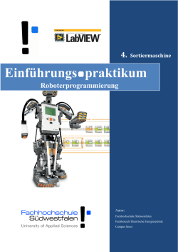 Einf&uuml;hrungs praktikum - Fachbereich Elektrische Energietechnik