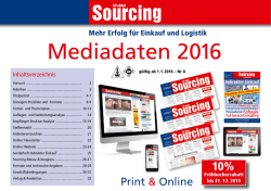 Mediadaten 2016 - about Sourcing