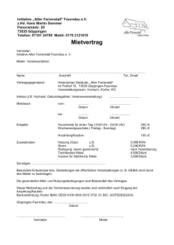 Mietvertrag - Initiative Alter Farrenstall Faurndau eV