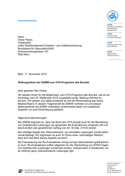 Herrn Oliver Peters Vizedirektor Leiter Direktionsbereich Kranken