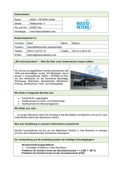 HEES + PETERS GmbH