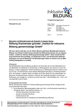 Institut f&uuml;r Inklusive Bildung gemeinn&uuml;tzige GmbH