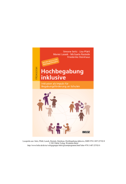 Hochbegabung inklusive