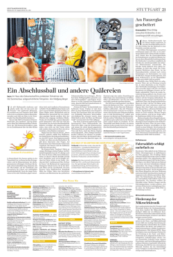 Ein Abschlussball und andere Qu&auml;lereien