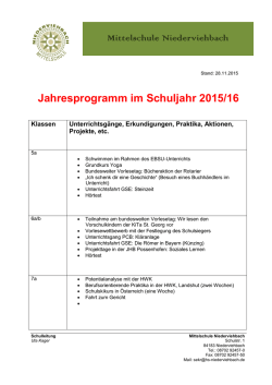 Hauptschule Niederviehbach, Schulstra&szlig;e 1, 84183 Niederviehbach