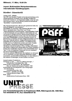 Presse Büro bert