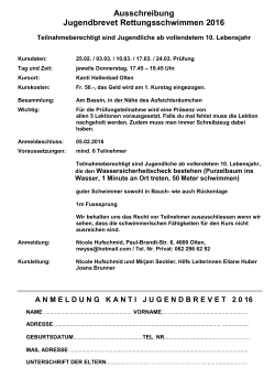 Jugend - Brevet