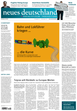 Bahn und Lokführer kriegen … … die Kurve