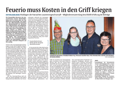 Feuerio muss Kosten in den Griff kriegen