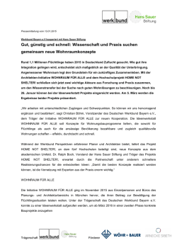Gut, g&uuml;nstig und schnell: Wissenschaft und Praxis suchen