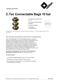 C.Tec Connectable Bags 10 bar