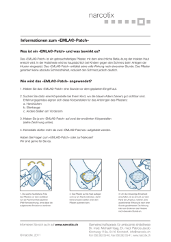 Informationen zum EMLA &copy; -Patch