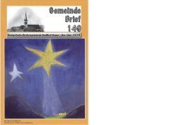 Ausgabe 149 - Evangelische Kirchengemeinde Großbettlingen