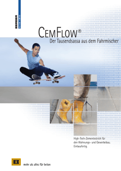 CemFlow - Fussboden Hofmann