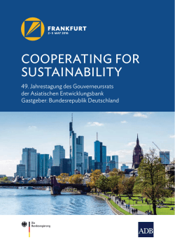 Cooperating for Sustainability
