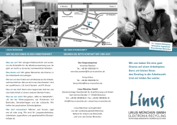 Info-Flyer - Linus München GmbH