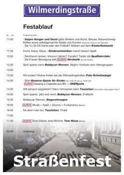 Festablauf
