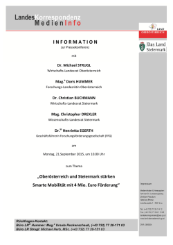 information - Die Initiative CONNECTED MOBILITY