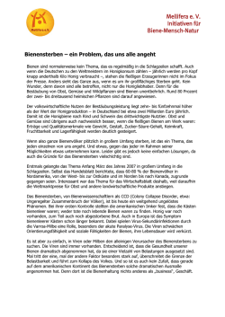 Mellifera e. V. Initiativen für Biene-Mensch-Natur