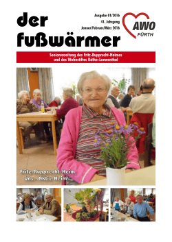 Heimzeitung Fusswärmer 01/2016 (