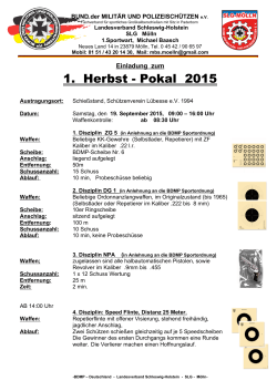 1. Herbstpokal 2015, Einladung grammatk Korrektur - SLG