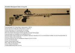 1 Kleinkaliber-Matchgewehr Kaliber .22 long rifle Anschütz Modell