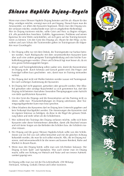 PDF-Datei: Regeln im Dojang