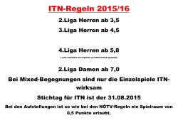 ITN-Regeln 2015/16