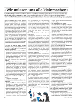 Magazin der Weltwoche - Interview mit Abt