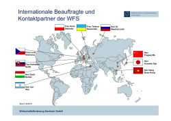 Internationale Beauftragte und Kontaktpartner der