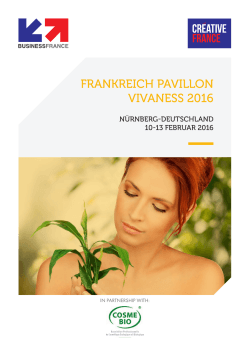 frankreich pavillon vivaness 2016