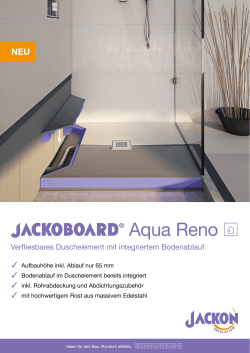 Aqua Reno - JACKON Insulation
