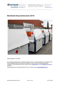 Merkblatt Baustellentank 2016