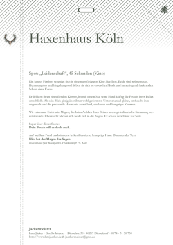 Haxenhaus K&ouml;ln - von Lutz J&auml;cker