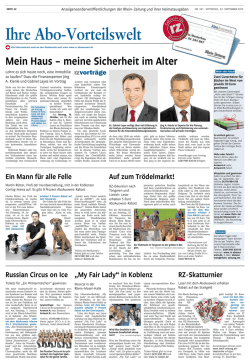 Ihre Abo-Vorteilswelt - Rhein