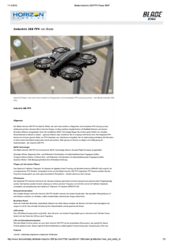 Inductrix 200 FPV von Blade