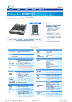 Processor Blade SBI-7228R-T2F2