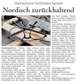 HAMBURG EYE WEAR - Christiaans Augenoptik