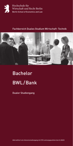 BWL/Bank Bachelor