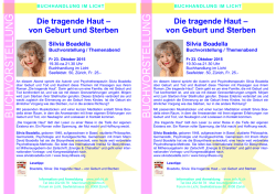 Die tragende Haut &ndash; von Geburt und Sterben D von