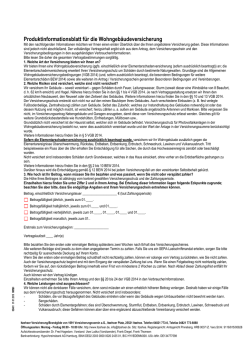 Produktinformationsblatt - Itzehoer Versicherungen