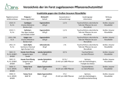 Insektizide gegen den Gro&szlig;en braunen R&uuml;sselk&auml;fer