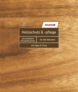 Holzschutz- & Pflege-Broschüre