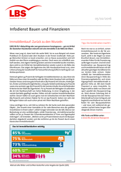 Infodienst Bauen und Finanzieren