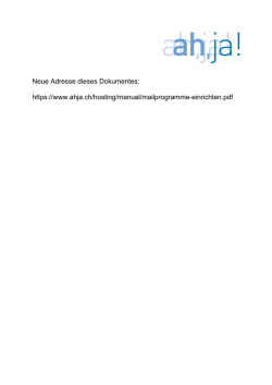 Dokument verschoben: Neue Adresse