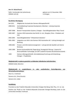 Dr Roland Busch_CV