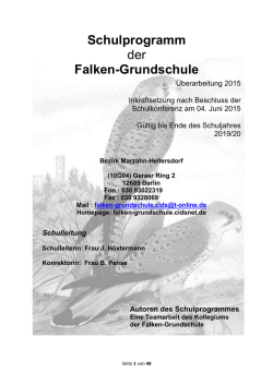 2015 bis 2019 / 20 - Falken-Grundschule