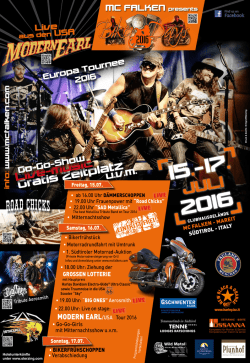 Gratis Zeltplatz Live-music uvm
