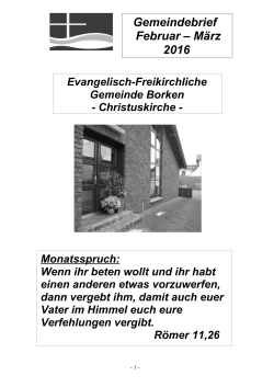 - Evangelisch-Freikirchliche Gemeinde Borken