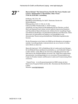 Hochschule für Grafik und Buchkunst Leipzig - www.hgb